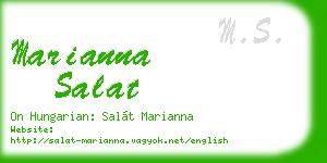 marianna salat business card