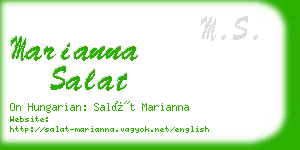 marianna salat business card